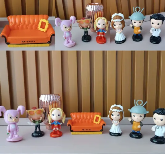 Coleção Bob's 2022 Friends Personagens em miniatura Completa, faltando só moldura amarela