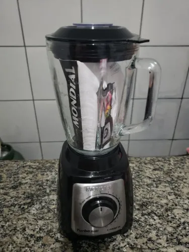 Liquidificador Mondial Turbo Glass L-1400 GI