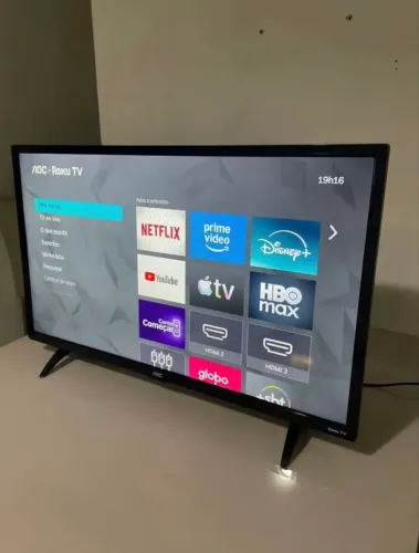 Tv Smart 32 Polegadas AOC Roku - Muito Nova