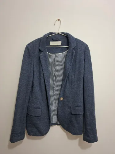 Blazer feminino marfinno azul tamanho 36
