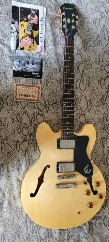 Guitarra Elétrica Semi Acústica Epiphone ES-335 Dot - Natural