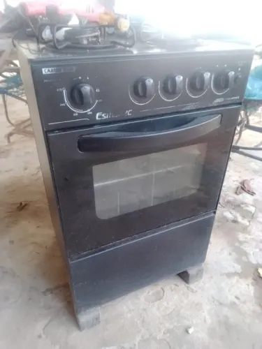 Fogão tampo de vidro e tanquinho