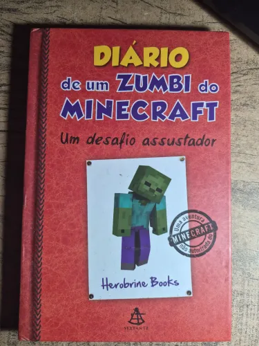 Livro Diário de um Zumbi do Minecraft 
