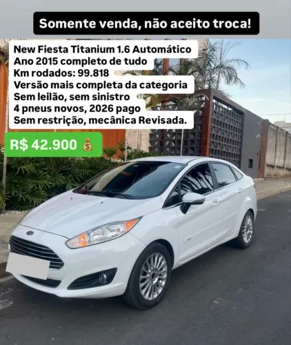 Ford Fiesta Sed. Ti./ti.plus1.6 16V Flex Aut. 2015