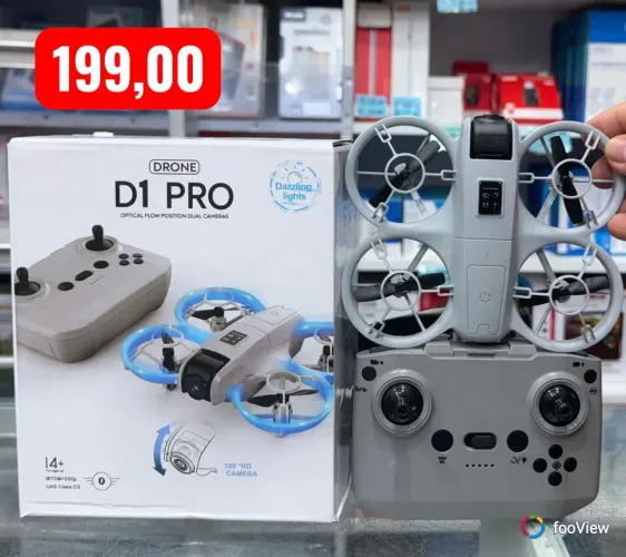Drone D1 pro em HD 180°
