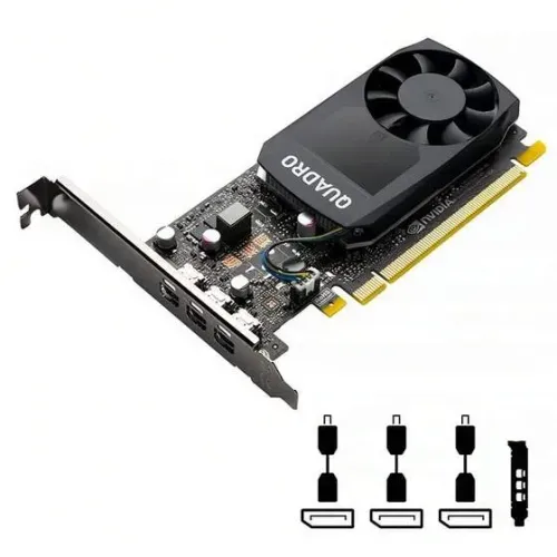 Placa Vídeo Pcie Pny Nvidia Quadro P400 2gb Profissional Autocad Autodesk 