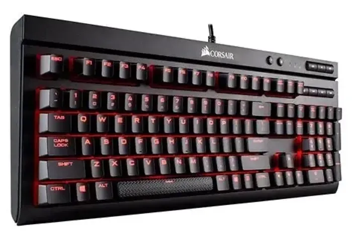 Teclado mecânico corsair k68 a prova d?água cherry red 