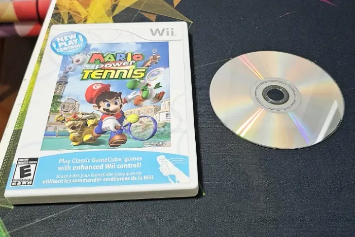 Mario Power Tennis Wii original - versão americana - completo na caixa