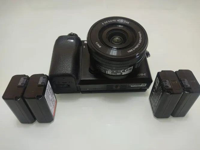 Sony a6000 com áudio 