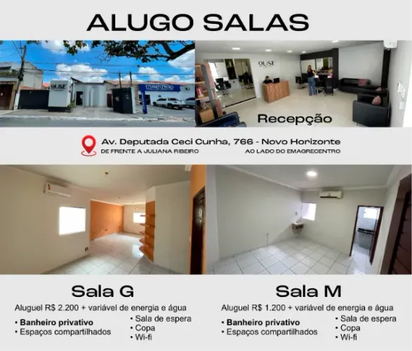 Salas comerciais na Av. Ceci - 14m² e 25m² em empresarial de beleza