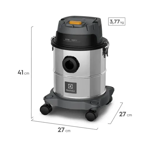 Aspirador de água e pó inox Eletrolux