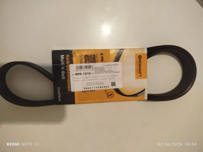 Correia Poli-V / Multi-V Continental ContiTech 6PK 1210 Original