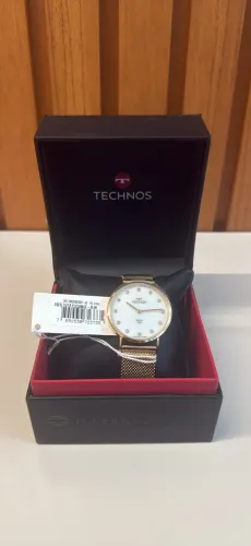 Relógio Technos Feminino Slim Dourado 2025LTU/1B