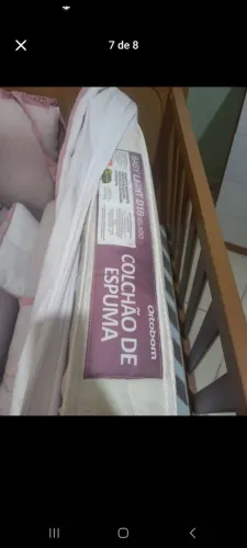 Berço com colchão ortobom