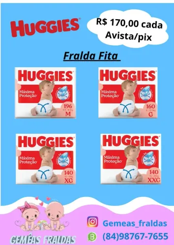 Fraldas Descartáveis para seu bebê