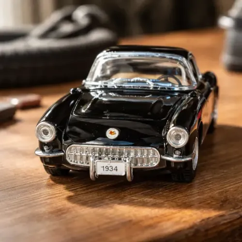 Miniatura de carro Colecionável Chevrolet Corvette 1957 1:34