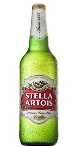 Garrafa Stella Artois e Spaten