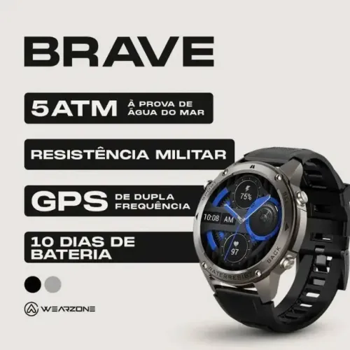 Smartwatch | GPS | 5ATM Aprova de água do mar | Resistência IP69k