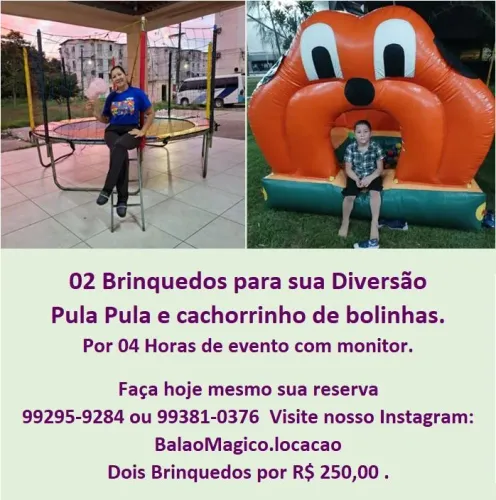 Pula Pula e cachorrinho de Bolinhas
