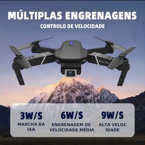 DLI Drone E88 HD com Câmera Dupla WiFi FPV