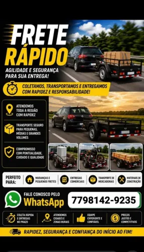 Fretes mudanças e guincho para motos 