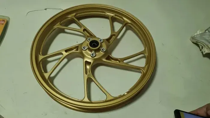 Roda Dianteira Liga Leve Honda Titan 160/150  Maxx Premium Dourado