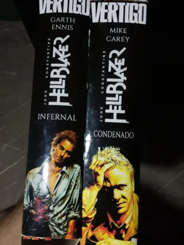 Combo Hellblazer Infernal e Condenado completo Garth Ennis e Mike Carey