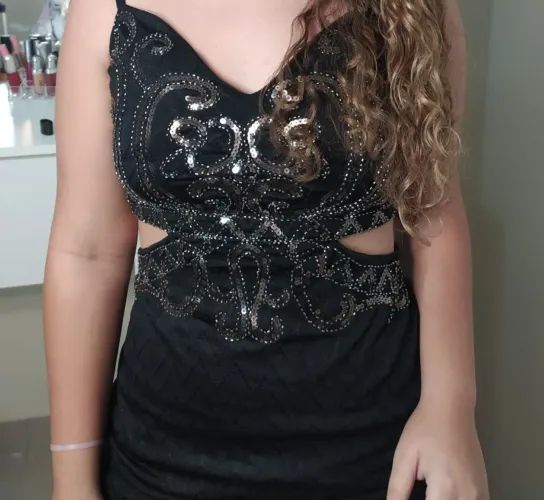 Vestido preto tamanho M