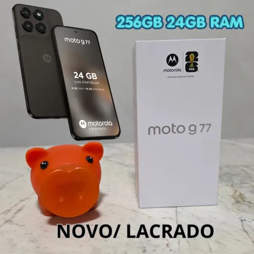 Motorola Moto g77 5G 256GB 24GB RAM Novo Lacrado c/ Nota Fiscal