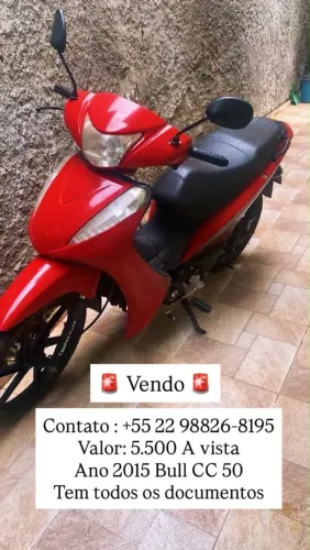 Bull cc50 Ano 2015