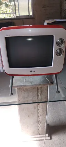 Tv LG retrô laranja 14 polegadas since 1927 modelo 14SR1AB-L2 