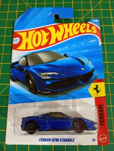 Hot Wheels - Ferrari SF90 Stradale (azul)