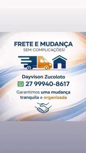 Mudanças e fretes Dayvison Zucoloto