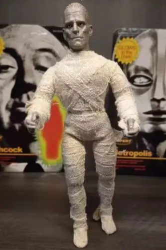 Boneco a mumia filme terror clássico universal monsters mego toys clothed action figure