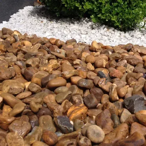 Pedra Seixo de Rio Marrom Pedras para Vasos e Járdim