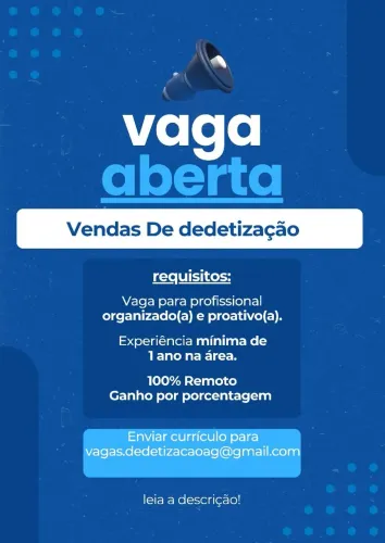 Vaga de emprego 