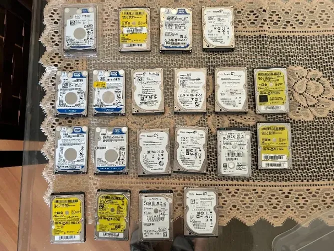Lote de HDDs - 2.5" - Notebook / Laptop