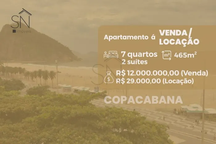 Apartamento com 7 dormitórios, 465 m² - venda por R$ 12.000.000,00 ou aluguel por R$ 39.99