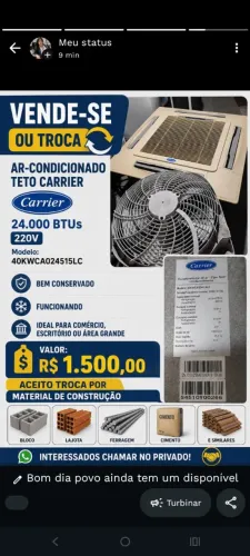 Ar condicionado de teto