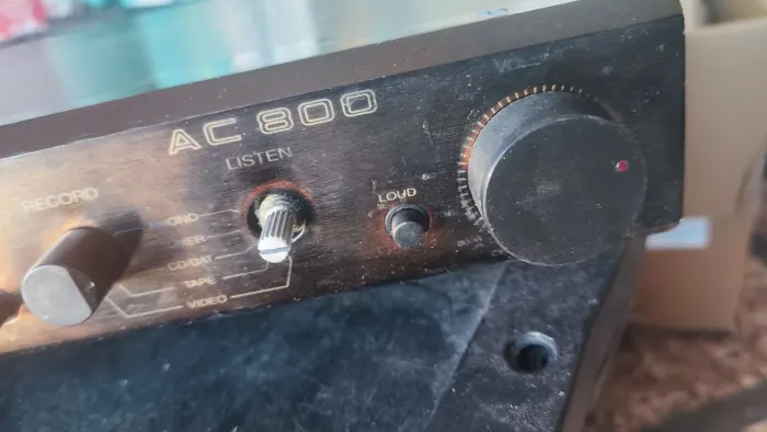 Amplificador potência de som unic ac 800