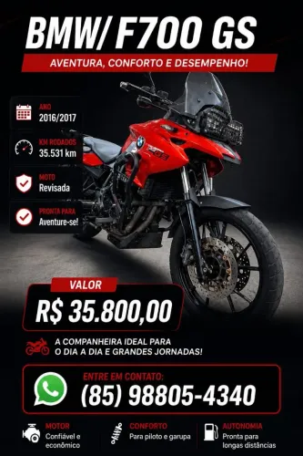BMW F700 GS Novíssima