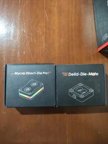 Bloco de Resfriamento: Thermal Grizzly AM5 Mycro Direct-Die Pro RGB V1 NOVOS SEM USO 