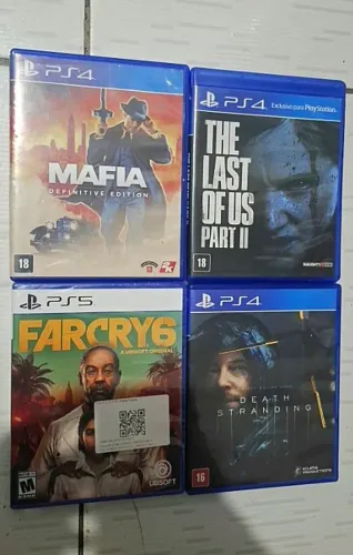 Jogos PS4 - Analiso troca