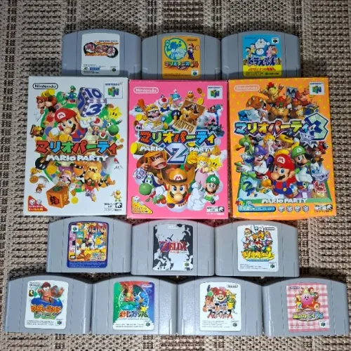 JOGOS ORIGINAIS JAPONESES DE NINTENDO 64 - N64