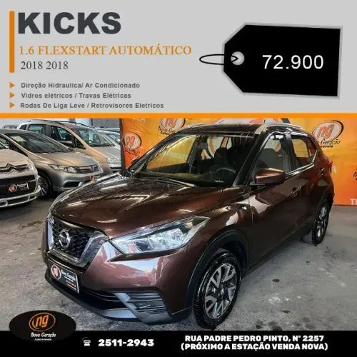 Nissan Kicks S 1.6 16V Flex 5P Aut. 2018