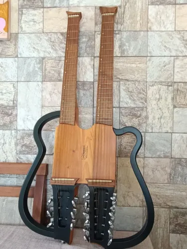 Viola Caipira + Violão Artesanal Elétrico 2 em 1 - Modelo Exclusivo