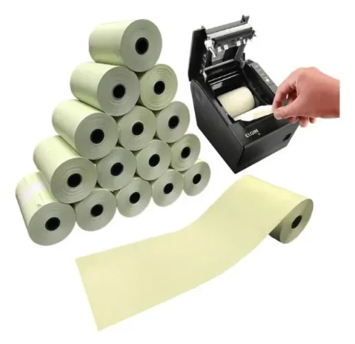 Bobina Térmica 80x30 Pdv Cx 25 Unidades Cor Amarela