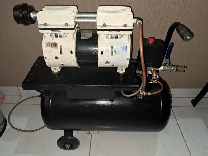 Compressor de ar sem óleo motomil 