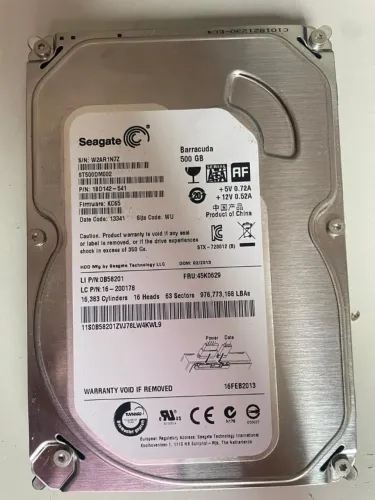 HD 500GB Seagate Barracuda Interno PC Desktop (100% Saudável)