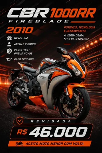 Honda CBR 1000RR Fireblade 2010.